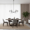 Hospitality furniture - Blackened Bronze 6-Light Chandelier - www.oroatrade.com