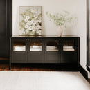 Solid Pine 4-Door Sideboard | Novi Living Hannah