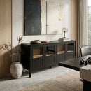 Solid Pine 4-Door Sideboard | Novi Living Hannah