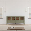 Solid Pine 4-Door Sideboard | Novi Living Hannah | Oroa.com