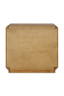 Brown Oak 3-Drawer Nightstand | Novi Living Caleb | Oroatrade.com