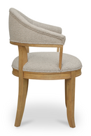 Wire-brushed Rubberwood Dining Chair | Novi Living Carlos | Oroatrade.com