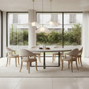 Hospitality furniture - Wire-brushed Rubberwood Dining Chair - www.oroatrade.com