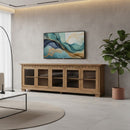Contract furniture - Brown Ash 4-Door Sideboard - www.oroatrade.com