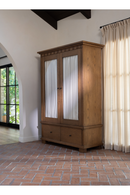 Brown Ash 2-Door Tall Cabinet | Novi Living Lillian | Oroatrade.com