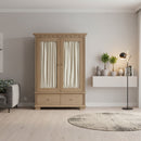 Contract furniture - Brown Ash 2-Door Tall Cabinet - www.oroatrade.com