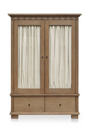 Brown Ash 2-Door Tall Cabinet | Novi Living Lillian | Oroatrade.com