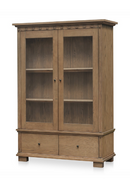 Brown Ash 2-Door Tall Cabinet | Novi Living Lillian | Oroatrade.com