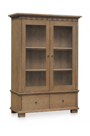 Brown Ash 2-Door Tall Cabinet | Novi Living Lillian | Oroatrade.com