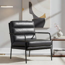 Leather Classic Lounge Armchair | Novi Living Verlaine