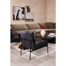 Leather Classic Lounge Armchair | Novi Living Verlaine