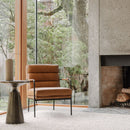 Leather Classic Lounge Armchair | Novi Living Verlaine