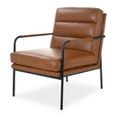 Leather Classic Lounge Armchair | Novi Living Verlaine