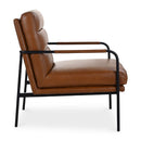 Leather Classic Lounge Armchair | Novi Living Verlaine