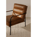 Leather Classic Lounge Armchair | Novi Living Verlaine