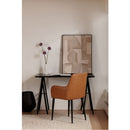 Modern European furniture - Tufted Vegan Leather Dining Chairs (2) - www.oroa.com