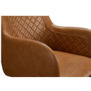 Modern European furniture - Tufted Vegan Leather Dining Chairs (2) - www.oroa.com