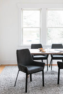 Hospitality furniture - Quilted Upholstered Dining Chairs (2) - www.oroatrade.com