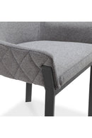 Hospitality furniture - Quilted Upholstered Dining Chairs (2) - www.oroatrade.com
