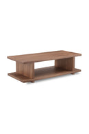 Walnut Open-Shelf Coffee Table | Novi Living Miri | Oroa.com
