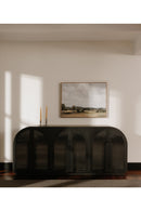 Contract furniture - Black Arched 6-Door Sideboard - www.oroatrade.com