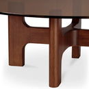 Brown Glass Coffee Table | Novi Living Luke