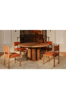 Modern European furniture - Wooden Framed Vintage Dining Chairs (2) - www.oroa.com