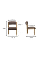 Modern European furniture - Solid Ash Framed Dining Chairs (2) - www.oroa.com