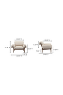 Ash-Framed Lounge Chair | Novi Living Cardero | Oroatrade.com