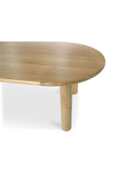 Light Oak Oval Dining Table | Novi Living Milo | Oroa.com