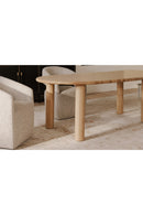 Light Oak Oval Dining Table | Novi Living Milo | Oroa.com