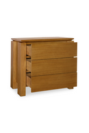 Oak Rustic 2-Drawer Nightstand | Novi Living Brook | Oroatrade.com