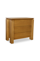 Oak Rustic 2-Drawer Nightstand | Novi Living Brook | Oroatrade.com