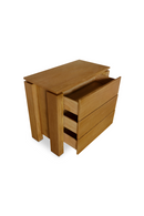 Oak Rustic 2-Drawer Nightstand | Novi Living Brook | Oroatrade.com