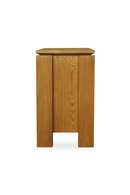 Oak Rustic 2-Drawer Nightstand | Novi Living Brook | Oroatrade.com