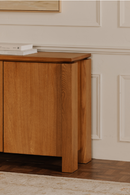 Oak Rustic 4-Door Sideboard | Novi Living Brook | Oroa.com