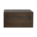Brown 1-Drawer Floating Nightstand | Novi Living Jonah
