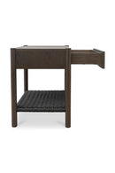 Woven Rope Accent Nightstand | Novi Living Millie | Oroa.com