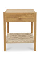 Woven Rope Accent Nightstand | Novi Living Millie | Oroa.com