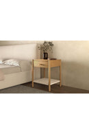Woven Rope Accent Nightstand | Novi Living Millie | Oroa.com