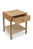 Woven Rope Accent Nightstand | Novi Living Millie | Oroa.com