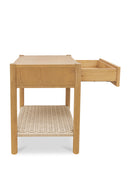 Woven Rope Accent Nightstand | Novi Living Millie | Oroa.com