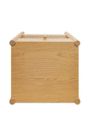 Woven Rope Accent Nightstand | Novi Living Millie | Oroa.com