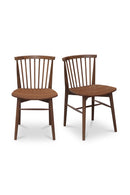 Spindle-Back Dining Chairs (2) | Novi Living Marley | Oroa.com
