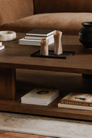 Oak Open Storage Coffee Table | Novi Living Casey | Oroatrade.com