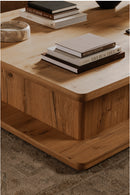 Oak Open Storage Coffee Table | Novi Living Casey | Oroatrade.com