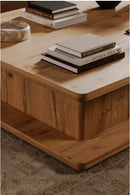 Oak Open Storage Coffee Table | Novi Living Casey | Oroa.com