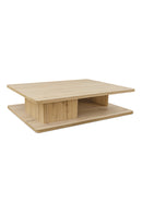 Oak Open Storage Coffee Table | Novi Living Casey | Oroatrade.com