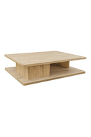 Oak Open Storage Coffee Table | Novi Living Casey | Oroa.com