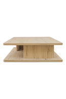 Oak Open Storage Coffee Table | Novi Living Casey | Oroatrade.com